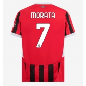 Maillot de football Réplique AC Milan Alvaro Morata #7 Domicile 2024-25 Manche Courte