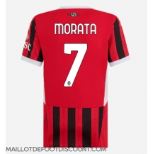 Maillot de football Réplique AC Milan Alvaro Morata #7 Domicile Femme 2024-25 Manche Courte