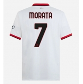 Maillot de football Réplique AC Milan Alvaro Morata #7 Extérieur 2024-25 Manche Courte