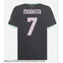 Maillot de football Réplique AC Milan Alvaro Morata #7 Troisième 2024-25 Manche Courte