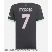 Maillot de football Réplique AC Milan Alvaro Morata #7 Troisième Femme 2024-25 Manche Courte