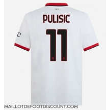 Maillot de football Réplique AC Milan Christian Pulisic #11 Extérieur 2024-25 Manche Courte