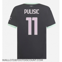 Maillot de football Réplique AC Milan Christian Pulisic #11 Troisième 2024-25 Manche Courte