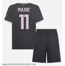 Maillot de football Réplique AC Milan Christian Pulisic #11 Troisième Enfant 2024-25 Manche Courte (+ Pantalon court)