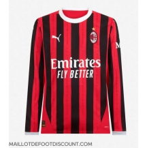 Maillot de football Réplique AC Milan Domicile 2024-25 Manche Longue