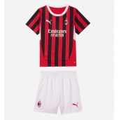 Maillot de football Réplique AC Milan Domicile Enfant 2024-25 Manche Courte (+ Pantalon court)