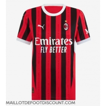 Maillot de football Réplique AC Milan Domicile Femme 2024-25 Manche Courte