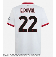 Maillot de football Réplique AC Milan Emerson Royal #22 Extérieur 2024-25 Manche Courte