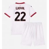 Maillot de football Réplique AC Milan Emerson Royal #22 Extérieur Enfant 2024-25 Manche Courte (+ Pantalon court)