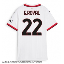 Maillot de football Réplique AC Milan Emerson Royal #22 Extérieur Femme 2024-25 Manche Courte