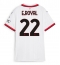 Maillot de football Réplique AC Milan Emerson Royal #22 Extérieur Femme 2024-25 Manche Courte