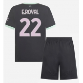 Maillot de football Réplique AC Milan Emerson Royal #22 Troisième Enfant 2024-25 Manche Courte (+ Pantalon court)