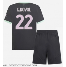 Maillot de football Réplique AC Milan Emerson Royal #22 Troisième Enfant 2024-25 Manche Courte (+ Pantalon court)