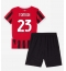 Maillot de football Réplique AC Milan Fikayo Tomori #23 Domicile Enfant 2024-25 Manche Courte (+ Pantalon court)