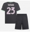 Maillot de football Réplique AC Milan Fikayo Tomori #23 Troisième Enfant 2024-25 Manche Courte (+ Pantalon court)