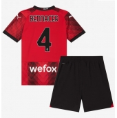 Maillot de football Réplique AC Milan Ismael Bennacer #4 Domicile Enfant 2023-24 Manche Courte (+ Pantalon court)