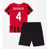 Maillot de football Réplique AC Milan Ismael Bennacer #4 Domicile Enfant 2024-25 Manche Courte (+ Pantalon court)