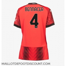 Maillot de football Réplique AC Milan Ismael Bennacer #4 Domicile Femme 2023-24 Manche Courte