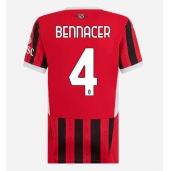 Maillot de football Réplique AC Milan Ismael Bennacer #4 Domicile Femme 2024-25 Manche Courte