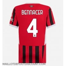 Maillot de football Réplique AC Milan Ismael Bennacer #4 Domicile Femme 2024-25 Manche Courte