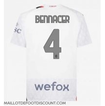 Maillot de football Réplique AC Milan Ismael Bennacer #4 Extérieur 2023-24 Manche Courte