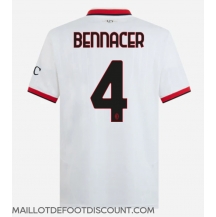 Maillot de football Réplique AC Milan Ismael Bennacer #4 Extérieur 2024-25 Manche Courte