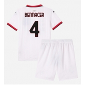 Maillot de football Réplique AC Milan Ismael Bennacer #4 Extérieur Enfant 2024-25 Manche Courte (+ Pantalon court)