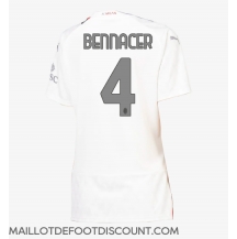 Maillot de football Réplique AC Milan Ismael Bennacer #4 Extérieur Femme 2023-24 Manche Courte