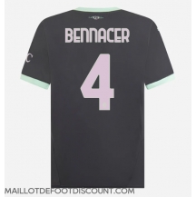 Maillot de football Réplique AC Milan Ismael Bennacer #4 Troisième 2024-25 Manche Courte