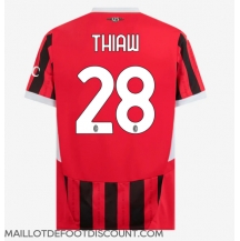 Maillot de football Réplique AC Milan Malick Thiaw #28 Domicile 2024-25 Manche Courte