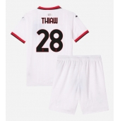 Maillot de football Réplique AC Milan Malick Thiaw #28 Extérieur Enfant 2024-25 Manche Courte (+ Pantalon court)