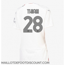 Maillot de football Réplique AC Milan Malick Thiaw #28 Extérieur Femme 2023-24 Manche Courte