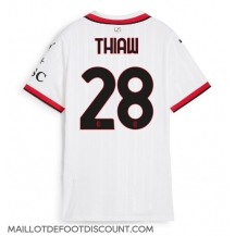 Maillot de football Réplique AC Milan Malick Thiaw #28 Extérieur Femme 2024-25 Manche Courte