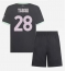 Maillot de football Réplique AC Milan Malick Thiaw #28 Troisième Enfant 2024-25 Manche Courte (+ Pantalon court)