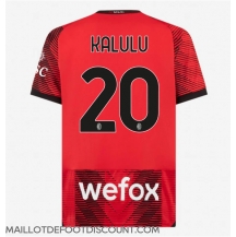 Maillot de football Réplique AC Milan Pierre Kalulu #20 Domicile 2023-24 Manche Courte