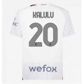 Maillot de football Réplique AC Milan Pierre Kalulu #20 Extérieur 2023-24 Manche Courte