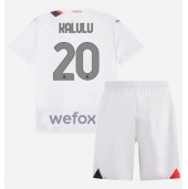 Maillot de football Réplique AC Milan Pierre Kalulu #20 Extérieur Enfant 2023-24 Manche Courte (+ Pantalon court)