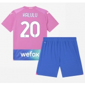 Maillot de football Réplique AC Milan Pierre Kalulu #20 Troisième Enfant 2023-24 Manche Courte (+ Pantalon court)