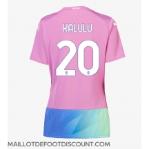 Maillot de football Réplique AC Milan Pierre Kalulu #20 Troisième Femme 2023-24 Manche Courte