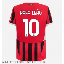 Maillot de football Réplique AC Milan Rafael Leao #10 Domicile 2024-25 Manche Courte