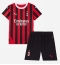 Maillot de football Réplique AC Milan Rafael Leao #10 Domicile Enfant 2024-25 Manche Courte (+ Pantalon court)