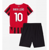 Maillot de football Réplique AC Milan Rafael Leao #10 Domicile Enfant 2024-25 Manche Courte (+ Pantalon court)