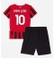 Maillot de football Réplique AC Milan Rafael Leao #10 Domicile Enfant 2024-25 Manche Courte (+ Pantalon court)