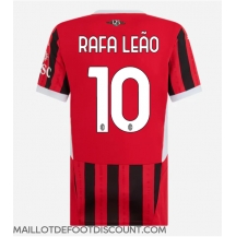 Maillot de football Réplique AC Milan Rafael Leao #10 Domicile Femme 2024-25 Manche Courte