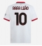 Maillot de football Réplique AC Milan Rafael Leao #10 Extérieur 2024-25 Manche Courte