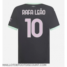 Maillot de football Réplique AC Milan Rafael Leao #10 Troisième 2024-25 Manche Courte