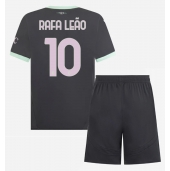 Maillot de football Réplique AC Milan Rafael Leao #10 Troisième Enfant 2024-25 Manche Courte (+ Pantalon court)