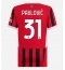 Maillot de football Réplique AC Milan Strahinja Pavlovic #31 Domicile Femme 2024-25 Manche Courte