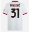 Maillot de football Réplique AC Milan Strahinja Pavlovic #31 Extérieur 2024-25 Manche Courte