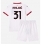 Maillot de football Réplique AC Milan Strahinja Pavlovic #31 Extérieur Enfant 2024-25 Manche Courte (+ Pantalon court)